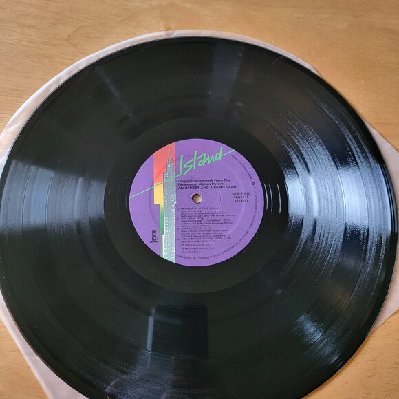 An Officer And A Gentleman Movie Soundtrack Vinyl Record 90017-1 Island 1982 LP1 - Picture 4 of 8